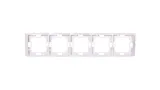 simon-basic-neos-ramka-pieciokrotna-biala-bmrc5-11
