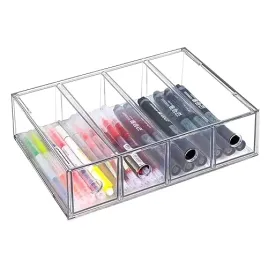 organizer-na-biurko-4-szufladki-przezroczyste-stackable