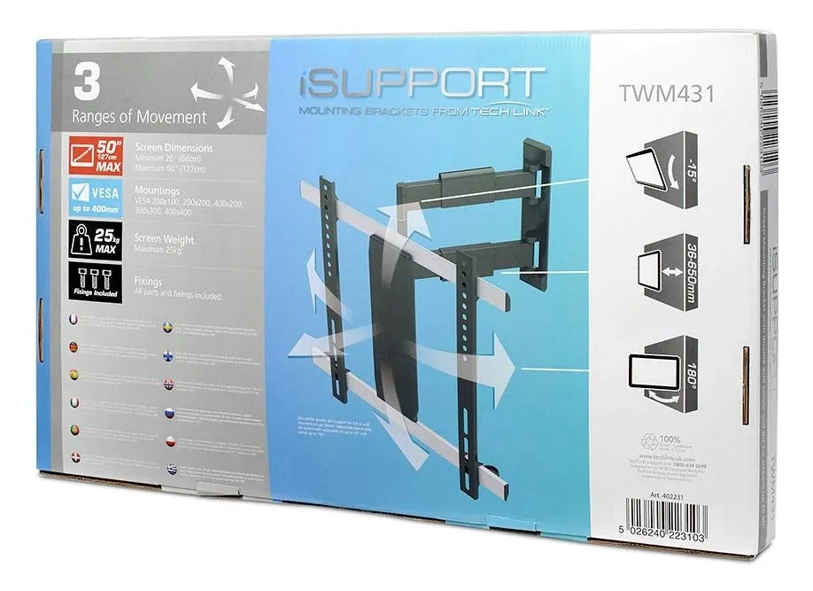 2x-techlink-twm431-uchwyt-scienny-do-tv-26-55