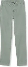sisley-spodnie-proste-we-wzor-brazowe-basic-54-spm