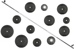 zestaw-sztanga-obciazenia-60kg-do-treningu-na-silownie-z-gryfem-prostym