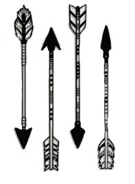 dekoracja-scienna-strzalki-metalowe-czarne-43-cm-4-szt-duooln