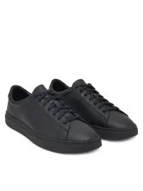 boss-czarne-skorzane-meskie-sportowe-buty-gladkie-45-6ga