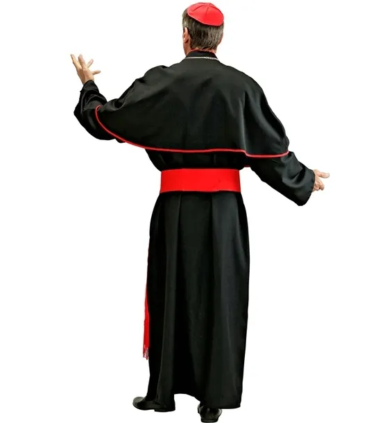 Strój kardynała księdza dostojnik kościelny xxxl