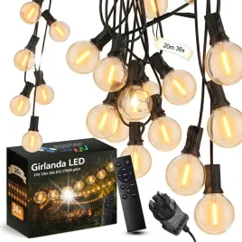 girlanda-ogrodowa-swietlna-20m-36x-zarowka-led-e12-przewod-wodoszczelna