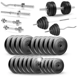 zestaw-do-treningu-110kg-cwiczen-z-gryfem-prostym-lamanym-hantle-obciazenie
