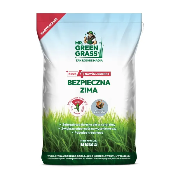 Długo działający nawóz do trawy jesienny - Mr. Green Grass 5 kg