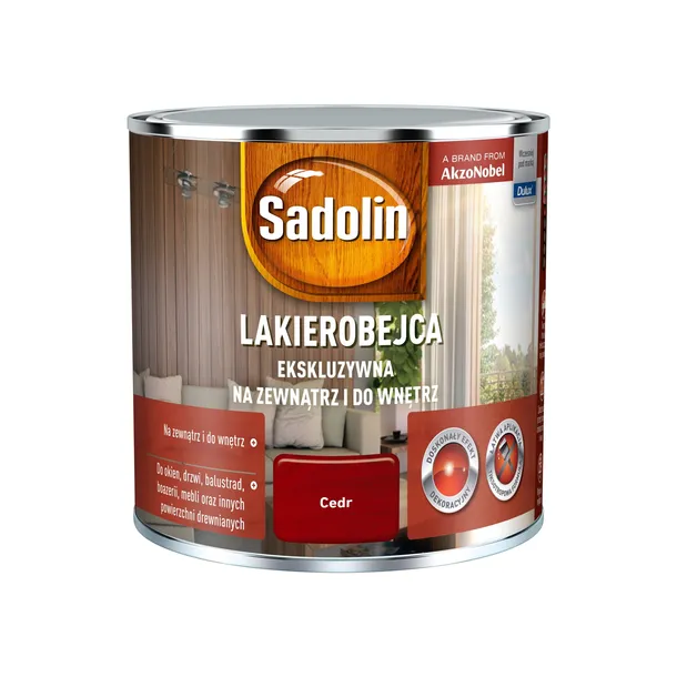 sadolin-lakierobejca-ekskluzywna-cedr-025l-stan-nowy