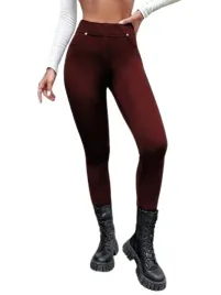 shein-damskie-bordowe-legginsy-klasyczne-gladkie-s-l5z