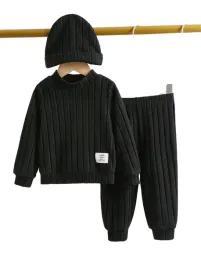shein-czarna-dziecieca-bluzka-z-dlugim-rekawem-i-tekstura-80-86-cm-1la