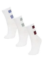 defacto-biale-skarpetki-z-akcentem-dzieciece-3-pack-23-28-5fa