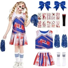 stopien-zombie-dziecko-cheerleaderka-przebranie-zakrwawiona-dziewczyna