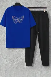 komplet-meski-niebieski-t-shirt-z-motylem-czarne-spodnie-xxl-5ga
