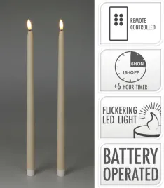 komplet-2-swiec-led-38cm-z-pilotem
