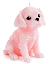 swieca-figurka-animals-pies-spaniel-11x14cm-rozowa-parafinowa