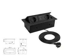 gniazdko-biurowe-czarne-wpuszczane-2x230vusb-a-c