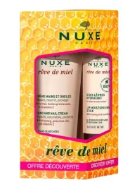 nuxe-reve-de-miel-zestaw-krem-do-rak-30-ml-i-pomadka-do-ust-4-g