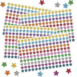 naklejki-gwiazdki-blyszczace-3000-szt-10-kolorow-brokat