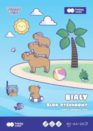 blok-rysunkowy-a4-20-kartek-bialych-80g-kapibara-happy-color