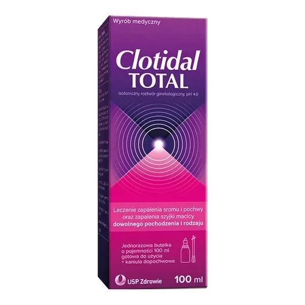 Clotidal Total roztwór ginekologiczny 100 ml
