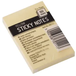 karteczki-samoprzylepne-notes-51x75-100-kartek-pastelowe-zolte