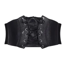 gorset-czarny-vintage-elastyczny-skorzany-damski
