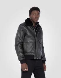 schott-nyc-kurtka-meska-czarna-pilotka-bez-kaptura-ze-skory-xxl-6fa