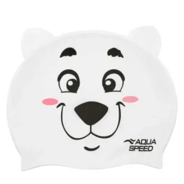 rozciagliwy-silikonowy-czepek-plywacki-dla-dzieci-aqua-speed-zoo-bear