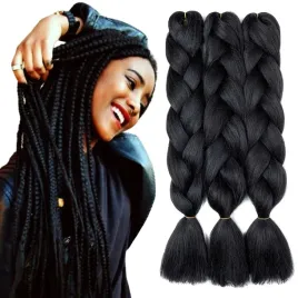 przedluzanie-wlosow-cybelleza-60-cm-ombre-braids-ciemnoczarny-300g-3-szt