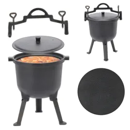 kociolek-mysliwski-zeliwny-11l-garnek-na-ognisko-grill-pieczonki-pokrywka