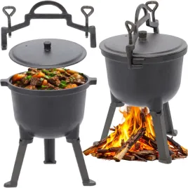 kociolek-mysliwski-zeliwny-5l-garnek-na-ognisko-grill-pieczonki-pokrywka
