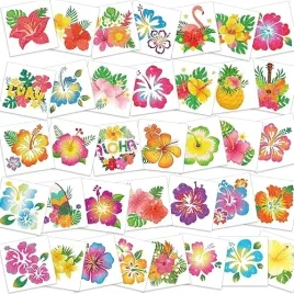 tymczasowe-tatuaze-hawajskie-hibiskus-flamingi-72-szt-na-impreze
