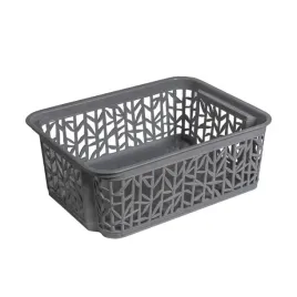 branq-koszyk-plastikowy-branq-z-wzorem-roslinnym-antracytowy-29x22x12-cm