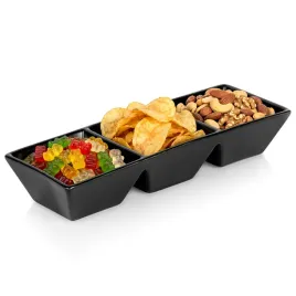 miseczki-na-przekaski-ceramiczne-czarne-potrojne-29-cm