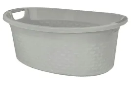 bisk-miska-plastikowa-owalna-cotton-60l-jasny-szary-na-bielizne