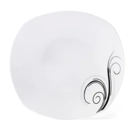 talerz-gleboki-kwadrat-dolce-vita-czarny-szlaczek-22-5-cm