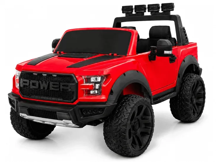 JEEP RAPTOR F150 4x4 AUTO NA AKUMULATOR 12Ah PILOT KOŁA EVA SKÓRA 4X4 ITI