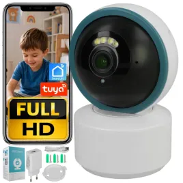 obrotowa-kamera-ip-wifi-wewnetrzna-niania-elektroniczna-diody-led-ir-led