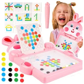 tablica-magnetyczna-board-mozaika-montessori-ukladanka-puzzle-kropki-magpad