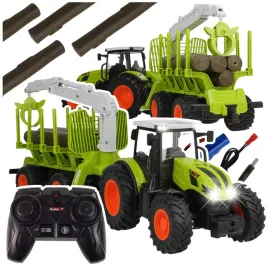 duzy-traktor-z-przyczepa-zdalnie-sterowany-pilotem-ruchome-elementy-dzwig