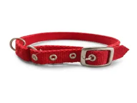 obroza-materialowa-czerwona-2cm-65cm