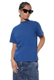 trendyol-damski-t-shirt-niebieski-z-polgolfem-krotki-rekaw-s-5ea