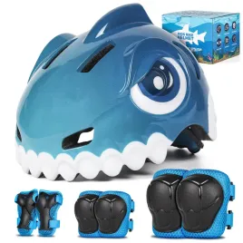 kask-dzieciecy-3-8-lat-funwict-rekin-z-ochraniaczami-s-50-54-cm