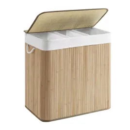 kosz-wolnostojacy-na-pranie-z-bambusa-150l-naturalny-3-przegrodki