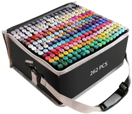 zestaw-xl-marker-ow-dwustronne-flamastry-mazaki-pisaki-precyzyjne-262-sztuk