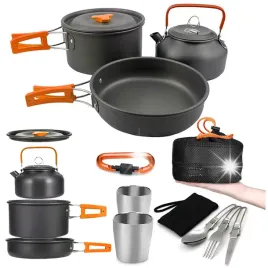 naczynia-turystyczne-garnki-czajnik-komplet-naczyn-kempingowych-na-camping