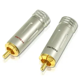 2x-wtyk-rca-cinch-czincz-na-kabel-prolink-premium-trc016-zlocony-para