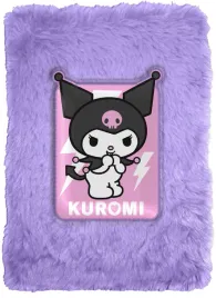 pamietnik-a5-notes-pluszowy-miekki-kuromi-fioletowy
