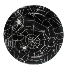 talerzyki-jednorazowe-halloween-pajeczyna-na-urodziny-sr-23-cm-12-szt