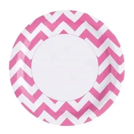 talerzyki-jednoirazowe-rozowe-pink-urodziny-baby-shower-23-cm